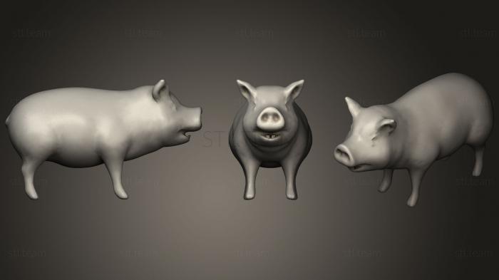 Статуэтки животных Pig 22